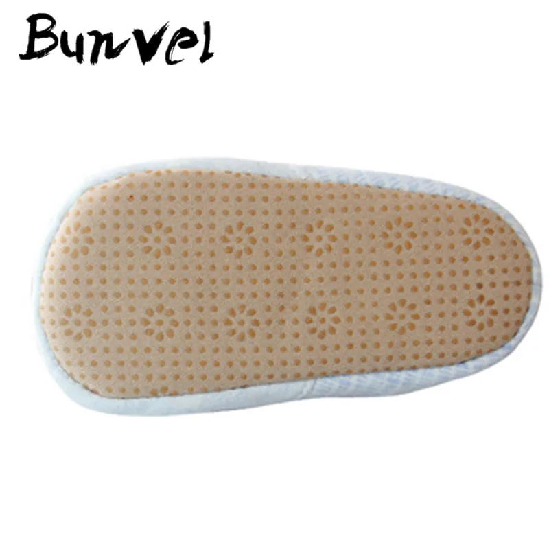 Bunvel/милые тапочки для новорожденных; детская обувь с животным узором; тапочки для малышей; тапочки для новорожденных девочек и мальчиков