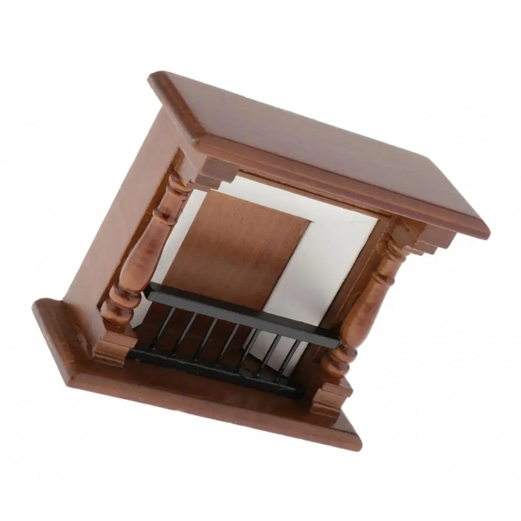 Cool Miniature Furniture Well Made Fireplace for 1/12 Scale Dollhouse 