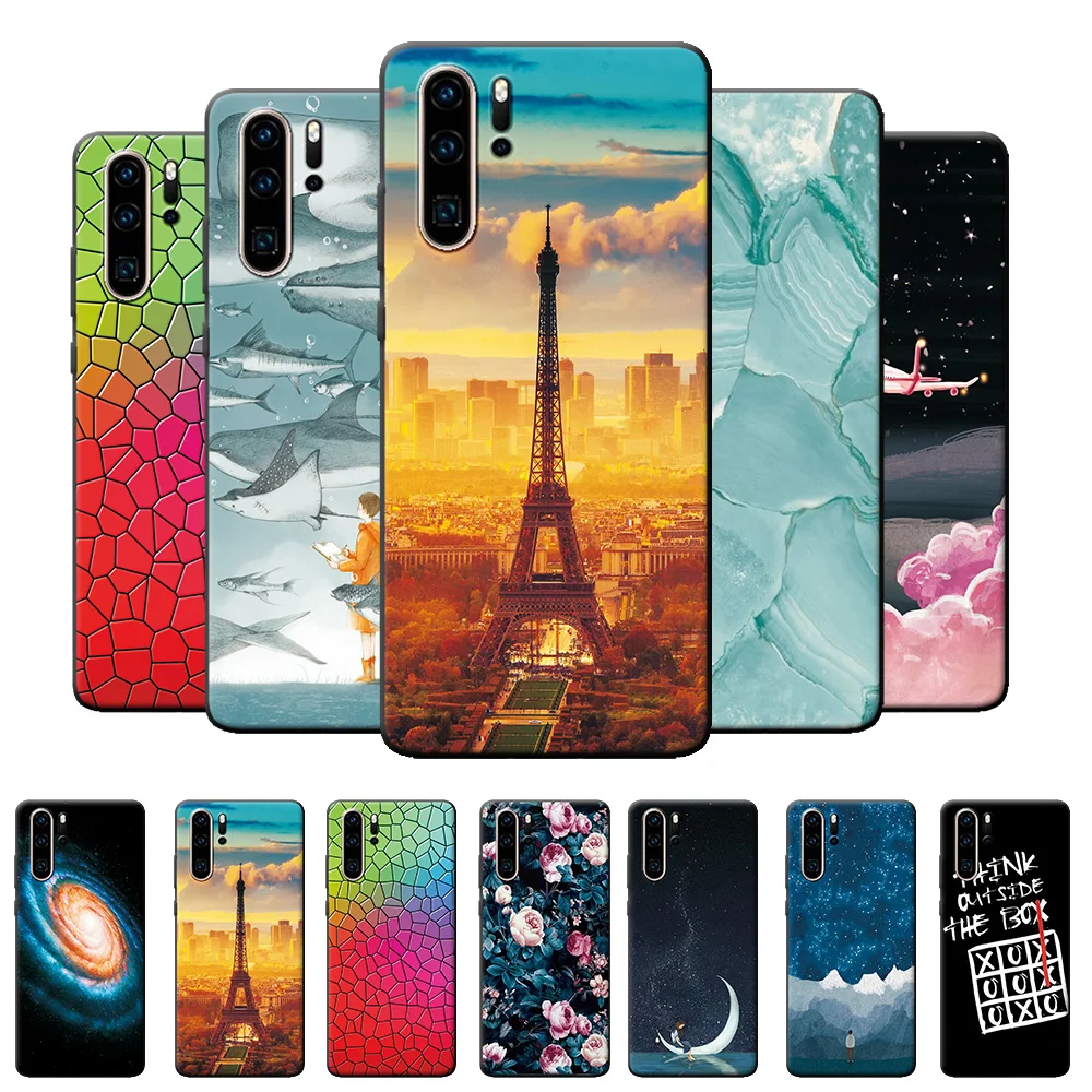 Чехол для Huawei P30 Pro силиконовый чехол телефона из ТПУ задняя крышка Vog-L29 Ele-L29 P 30 Lite