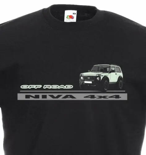 Автомобильная футболка Lada Niva Fans 4X4 Suv для мужчин новинка 2019 модная летняя
