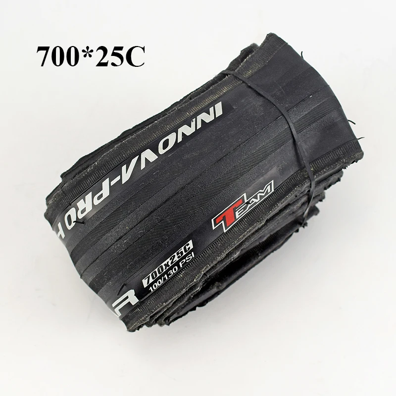 INNOVA 120tpi сверхлегкие шины для шоссейного велосипеда 700* 23C 25c 100/130psi, Складные шины для шоссейного велосипеда 700c, велосипедные шины Pneu 231g - Цвет: 700x25C