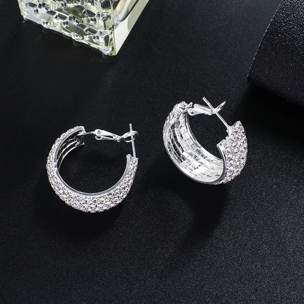 YFJEWE Модные женские этнические круглые серьги-кольца для женщин массивные ювелирные изделия металлический круг серьги женские подарки панк E655