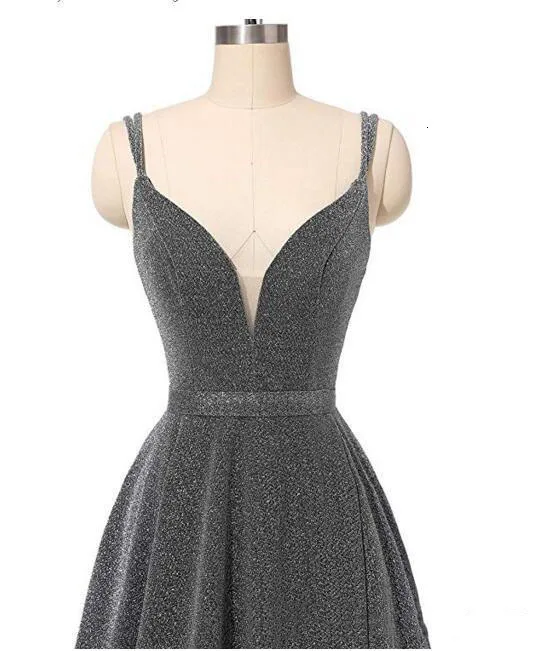 BGW Vestido, вечерние платья на выпускной, Bola Vestido De Noite Da, глубокий v-образный вырез, с разрезом, вечернее платье, без рукавов, с открытой спиной, на тонких бретелях
