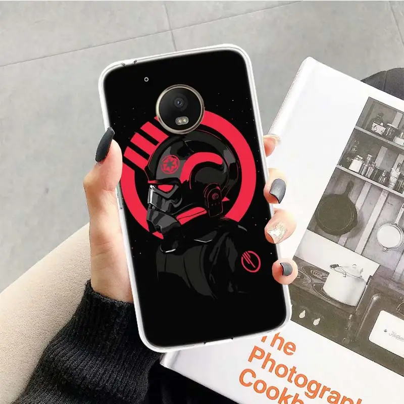 TR052-7 Крутой чехол с принтом из "звездных войн" для Motorola Moto G7 G6 G5S G5 E4 плюс G4 E5 играть X4 Мощность tpu с рисунком индивидуальная крышка телефона - Цвет: TR052-7
