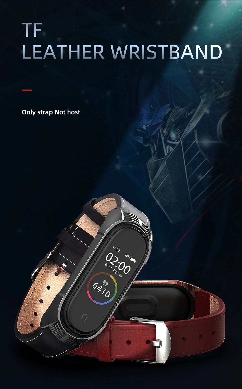 Mi jobs для mi band 4 ремешок из натуральной кожи браслет для Xiaomi mi Band 4 3 ремешок для mi Band 3 браслет на запястье умный Браслет