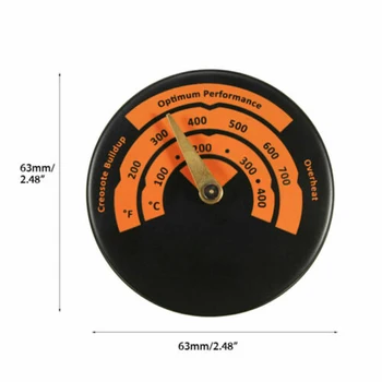 

Stove Thermometer Thermometer Fireplace Stove Aluminium Alloy Temperature