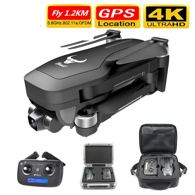 $US $149.99 Profissional GPS Drone 4K with Two-Axis Anti-Shake Gimbal Camera Dual GPS WIFI FPV Supports TF card