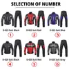 DUHAN Autumn Winter Cold-proof Motorcycle Jacket Moto+Protector Motorcycle Pants Moto Suit Touring Clothing Protective Gear Set ► Photo 2/6