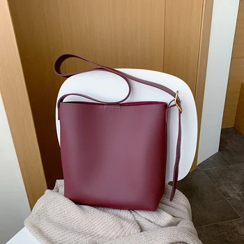 

ABAY Bags for Women 2020 New Messenger Bag Women Bucket Shoulder Bag Large Capacity PU Leather Lady Handbag Luxury Bolsos Mujer