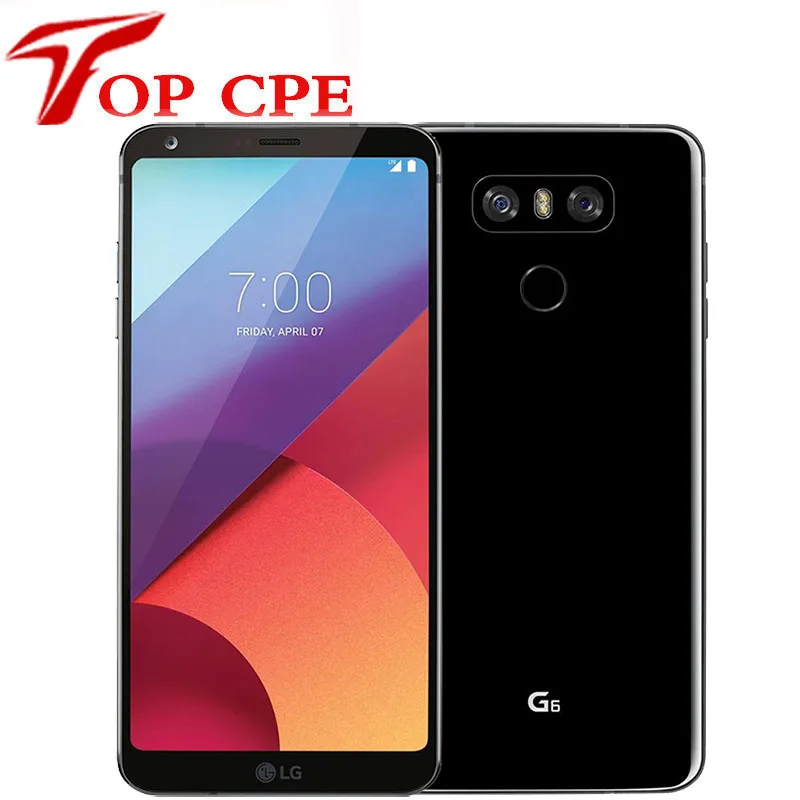 Оригинальный разблокированный четырехъядерный LG G6 H873 G600 5 7 дюйма 4 Гб ОЗУ 32 ПЗУ