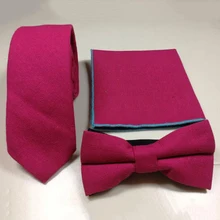 Классический хлопковый льняной жаккардовый галстук 12 см ручной работы с карманами, вечерние и вечерние галстуки