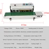 Automatic heat sealing machine continuous band sealer with conveyor 3