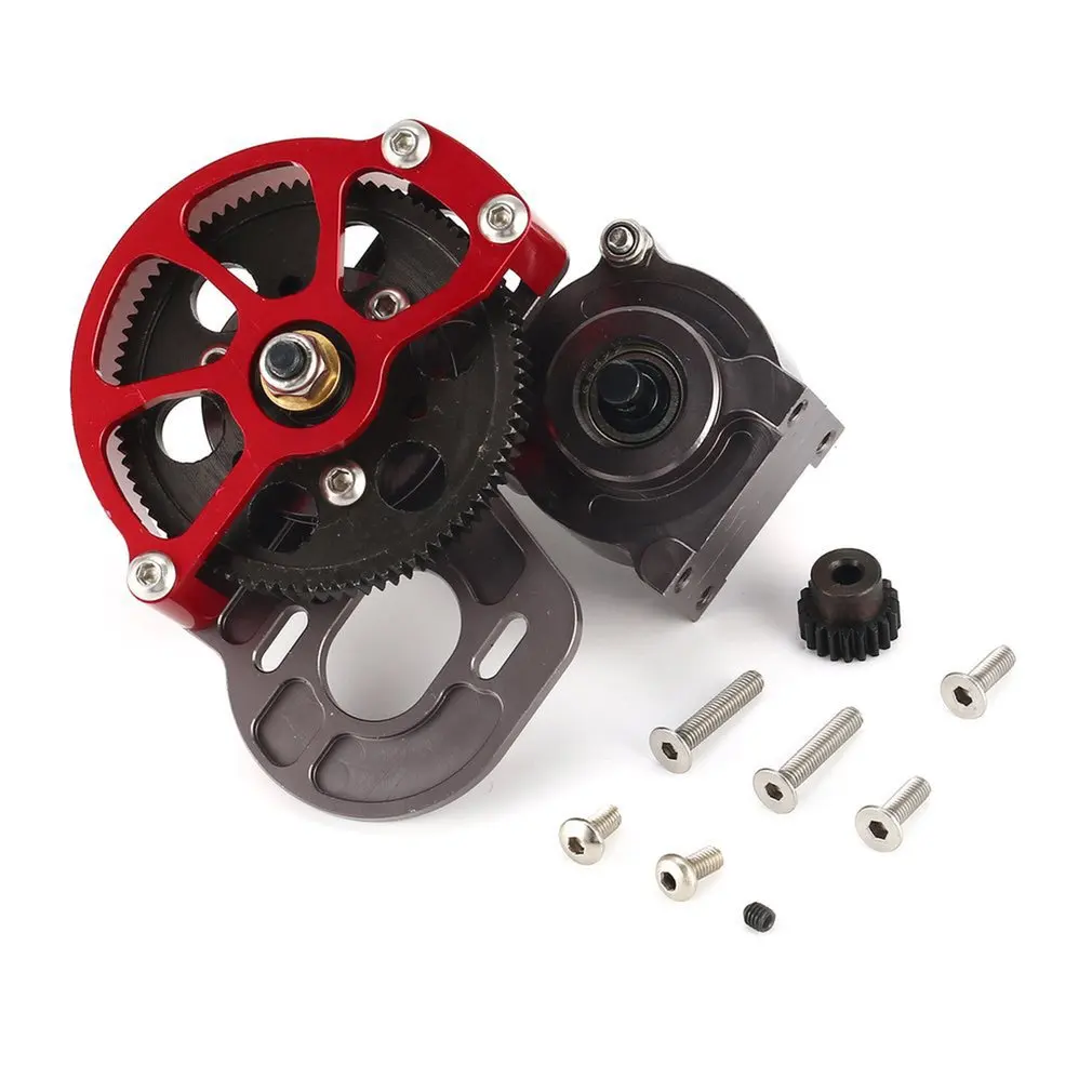 

1/10 scale Aluminum Transmission Gearbox replacement for AXIAL SCX10 for Monster Truck RC Car Crawler Accessories