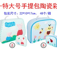 A98 Экстра большая сумочка керамический цветной рисунок белый эмбрион гипсовый каракуль игрушка DIY гипсовая кукла белая основа экономия