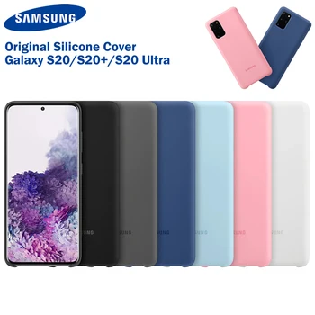 

Samsung Original Silicone Cover Case For Samsung GALAXY S20 S20+ S20 Plus S20 Ultra 5G Shockproof Shell Phone Case Cover