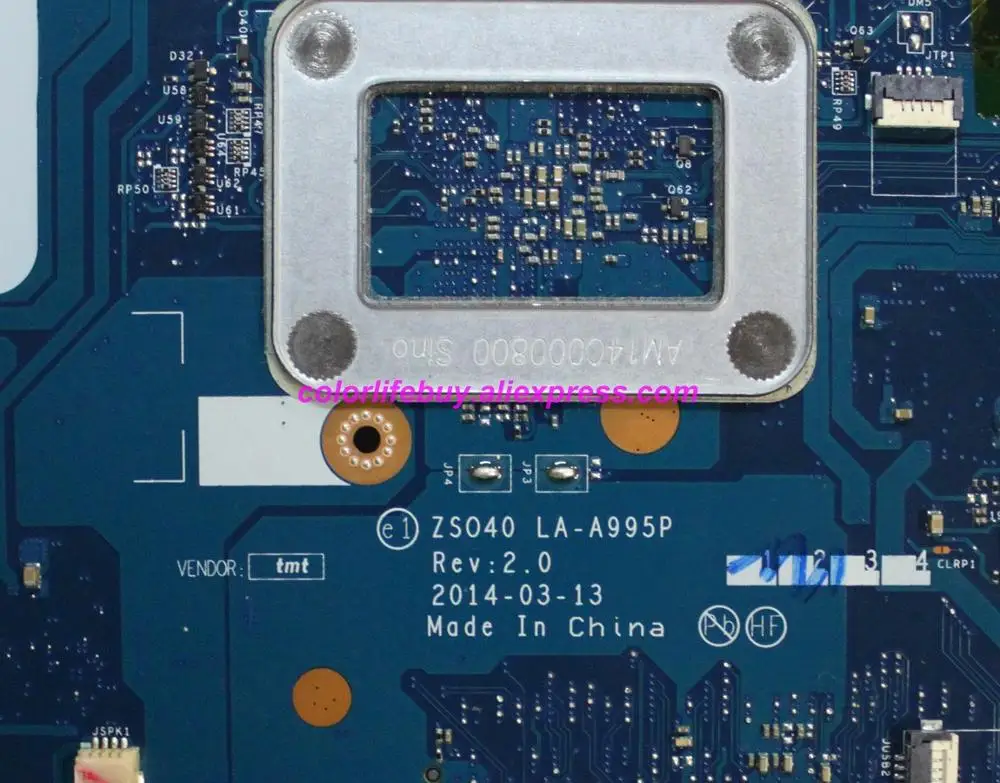 788003-501 788003-601 788003-001 ZSO40 LA-A995P N3540 for HP 14 14T 14-R 14T-R100 240 G3 Series Laptop Motherboard Mainboard 788003-501 788003-601 788003-001 ZSO40 LA-A995P N3540 for HP 14 14T 14-R 14T-R100 240 G3 Series Laptop Motherboard Mainboard