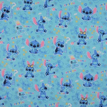 

Stitch Scrump 626 Aloha Print Handmade Patchwork Cotton Canvas Fabric Sewing Bag Pillow Diy Tablecloth Curtain Sofa 91cm*145cm