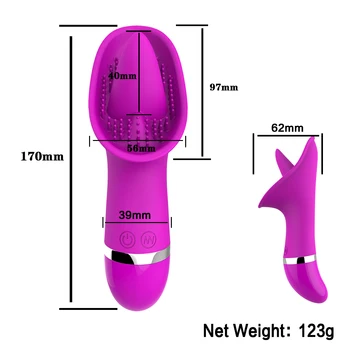 Intimate Goods Oral Tongue Vibrator Sex Toys For Women Licking Tongue Vibrating Female Nipple Sucking Clitoral Stimulant Adults 5