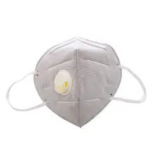 Маска Анти-туман дымка PM2.5 Твердые складные серый активированный уголь Здоровье и красота средства личной гигиены