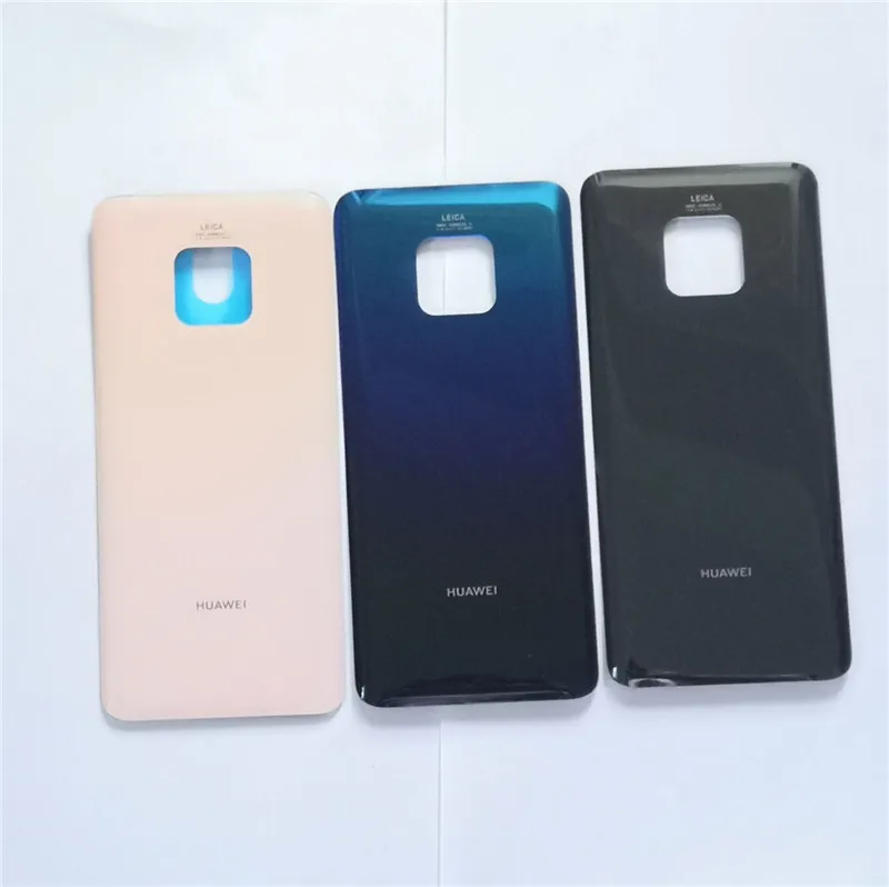 Mate 20 Pro корпус для huawei mate 20 Pro задняя крышка запчасти из стекла батарея Дверь настоящая с клеем
