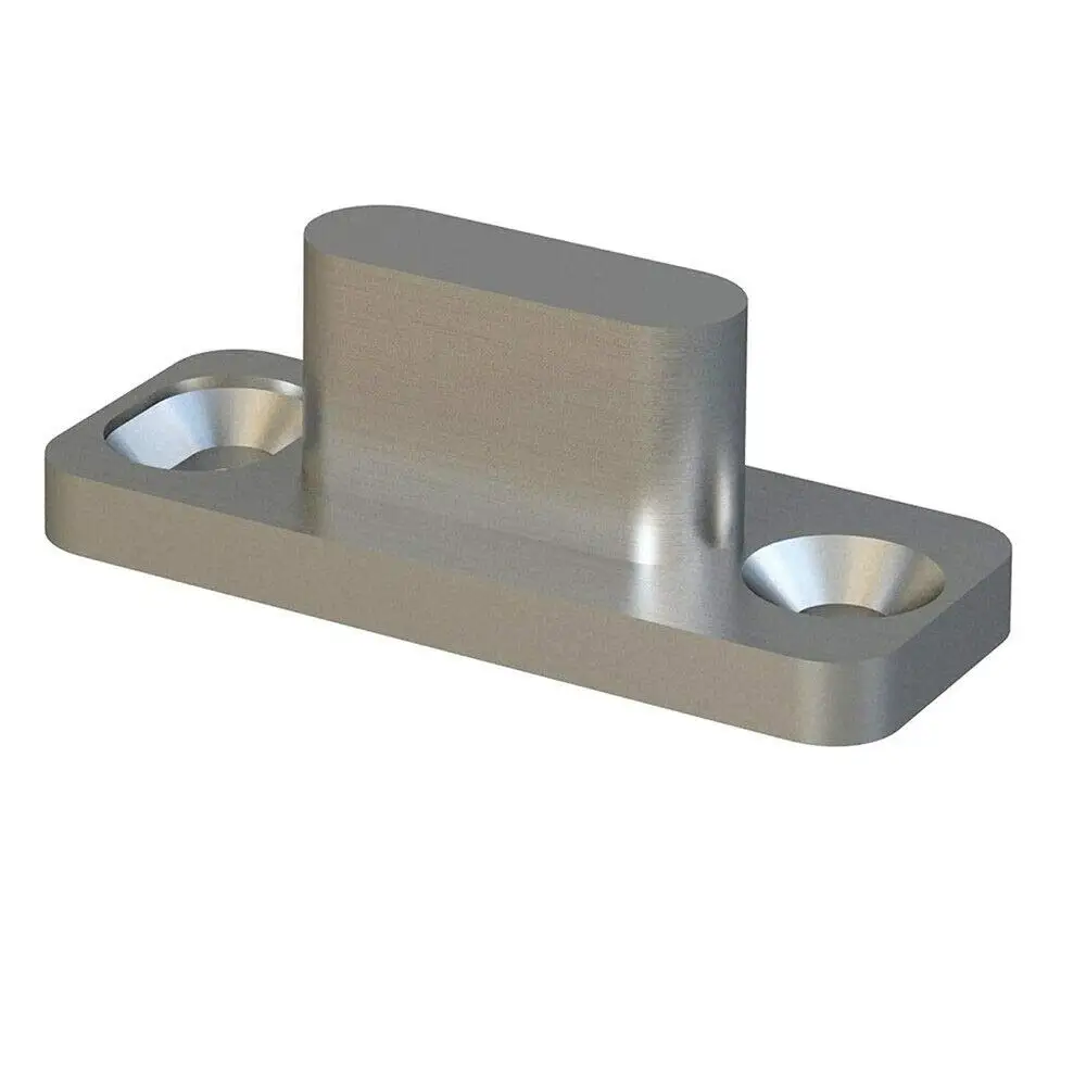 

Stainless Steel Sliding Barn Door Hardware Floor Mount T-Guide