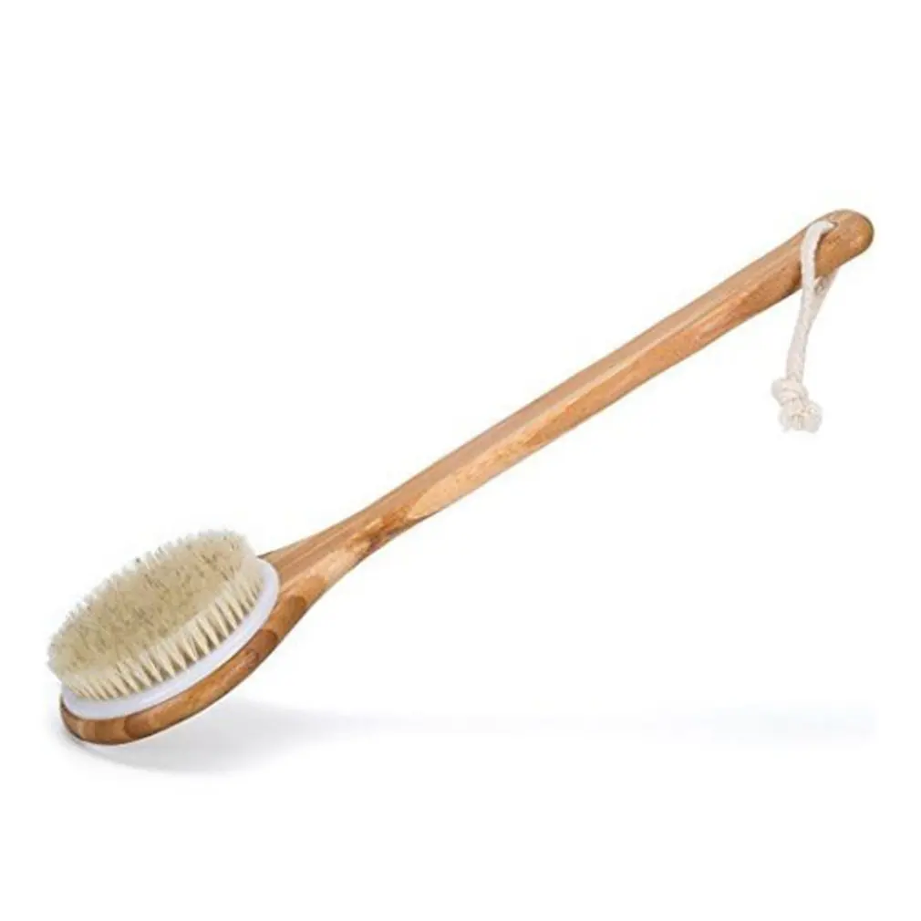 

Wooden Handle Bath Cleansing Brush Body Massager Personal Care Relaxation Exfoliating Body Cleaning Scrubber