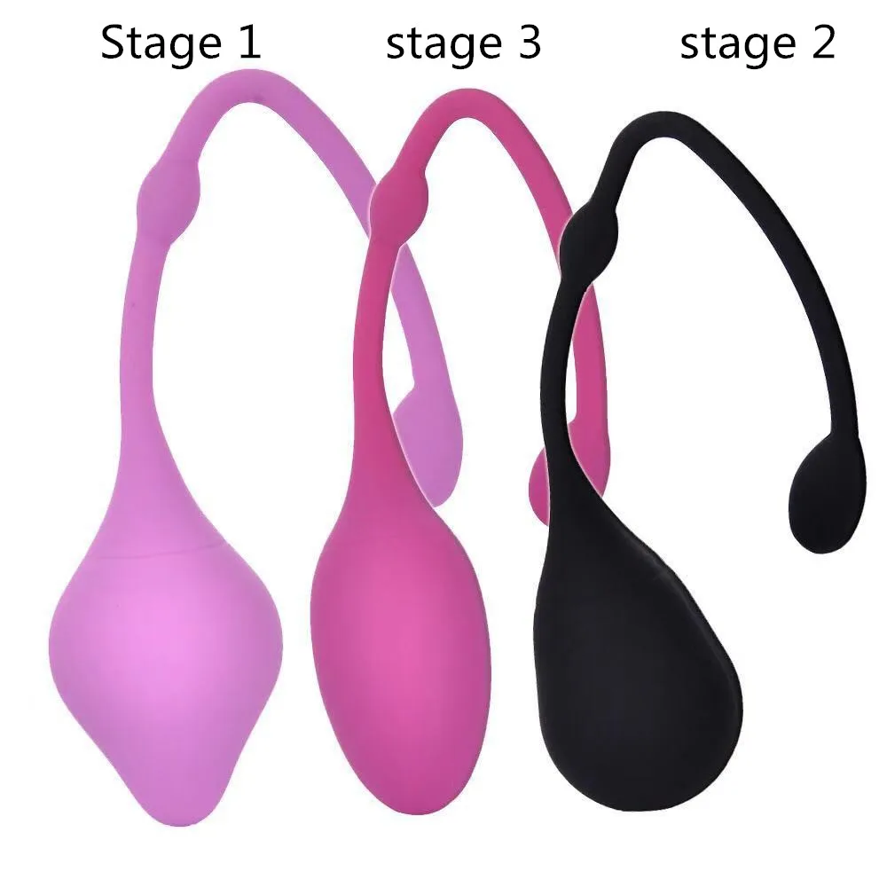 3 Stages For Vagina Tightening Silicone Love Ball For Female Kegel Exercise Therapy Sex Toys