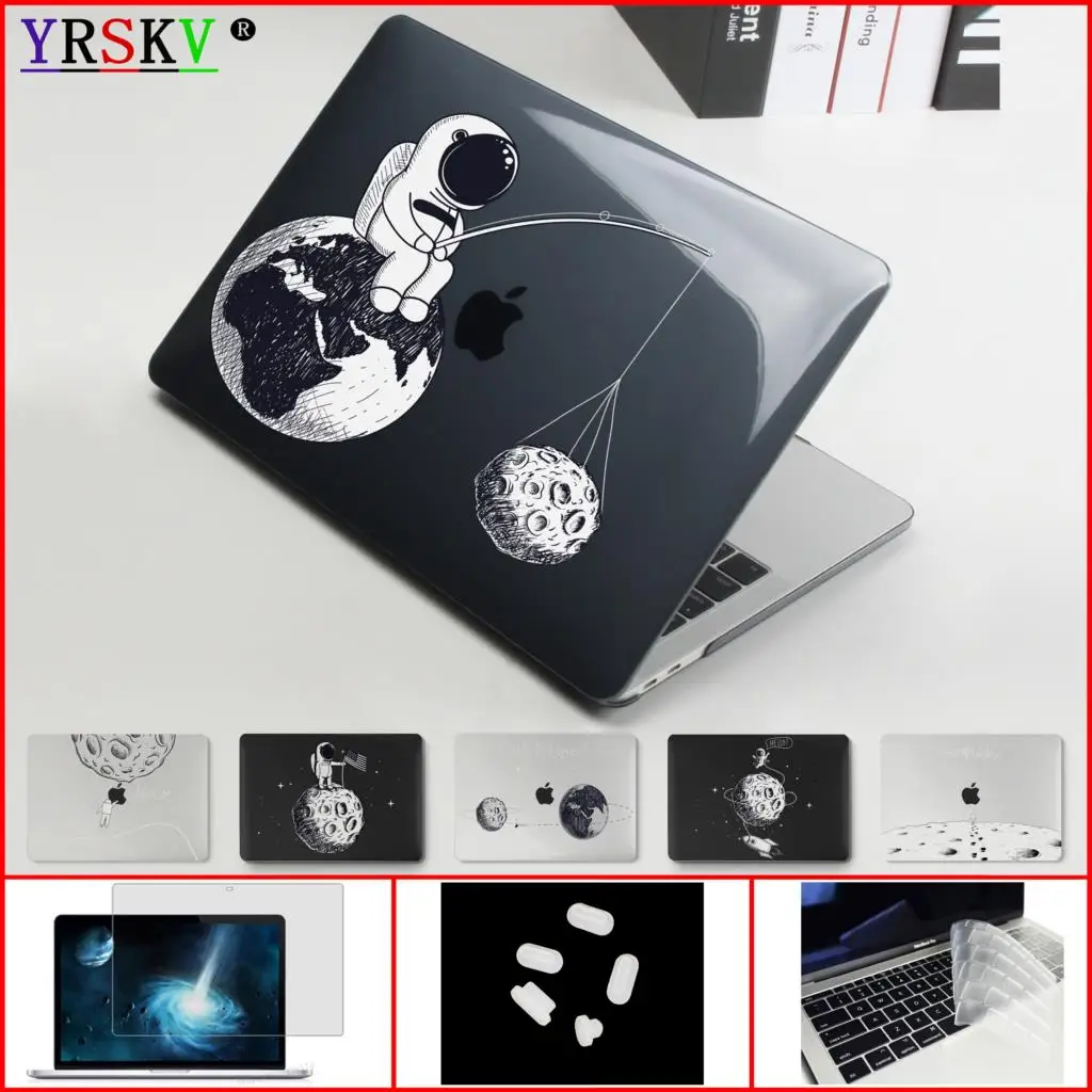 Nuova Custodia Per Laptop 3D Space Astronaut Series Per Apple Macbook Pro M1 M2 Chip 14 16 Custodia Touch Bar Id Per Air M1 13 11 Pollici Cover