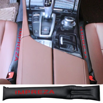 

2pcs car Seat Gap Filler for Subaru Impreza Car Seat Gap Stopper PU Leather Pad Filler Spacer Mat Cushion