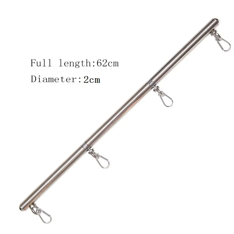 BDSM Bondage Set Stainless Steel Adjustable Spreader Bar Sex Slave Handcuffs Ankle Cuffs Fetish Restraints Sex Toys for Couples 4