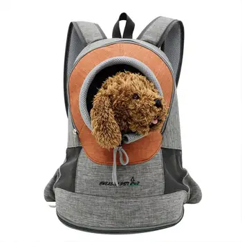 

TPFOCUS Pet Bag Eco-friendly Cation Outdoor Travel Safety Breathable Front Backpack for Pet Dog Cat breathable Double mesh