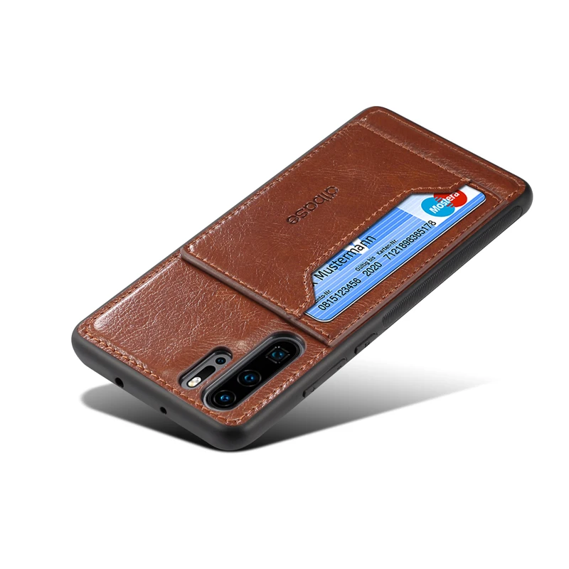 Для huawei P30 Магнитный чехол Crazy Horse кожа автомобильный чехол с подставкой, с отделением для карточек Тонкий Бизнес телефон сумка чехол для huawei P30 Pro P20