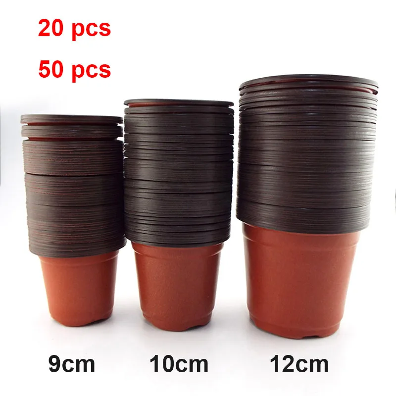 Grow-Box Flower-Pots Transplant Resistant-Tray Home-Garden-Plant-Pot Nursery Plastic