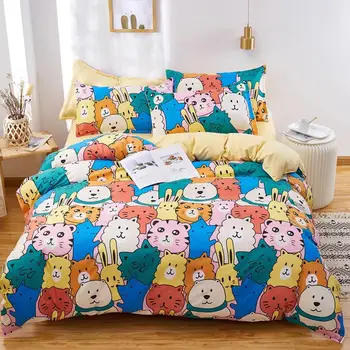 

50 Bed Linens Sheet Pillowcase Duvet Cover Set Cheap Bedding Set Single Double Family Size