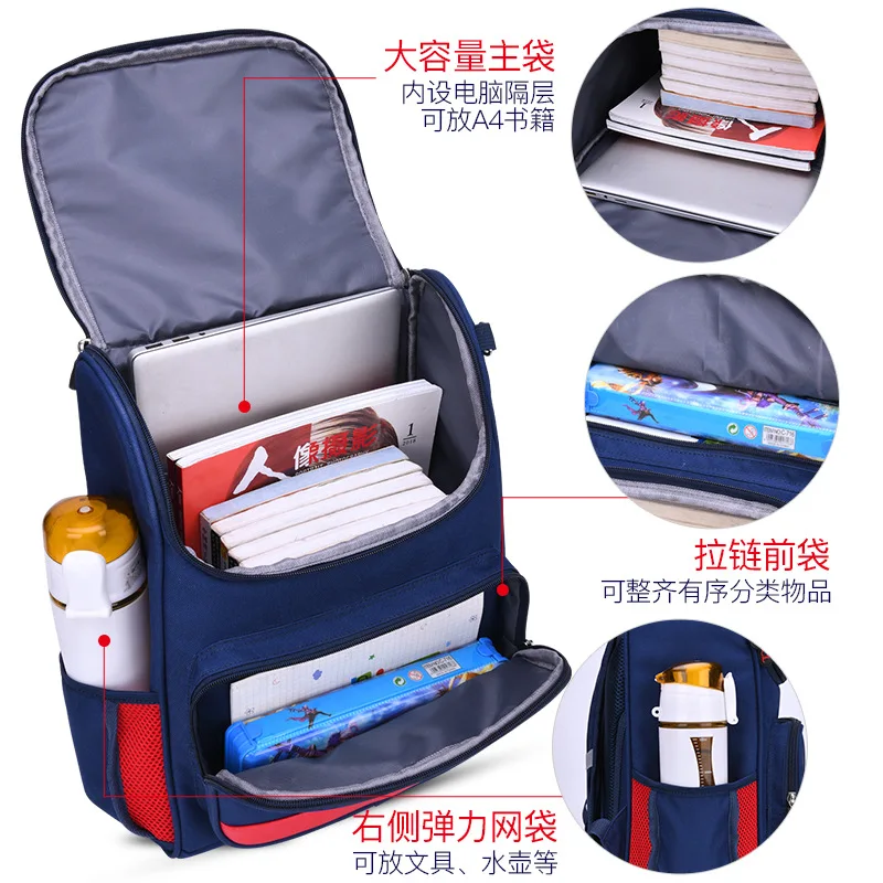 

Children 2019 New Style Burden Relieving Schoolbag for Elementary School Students Children's School Bags Primary School School B