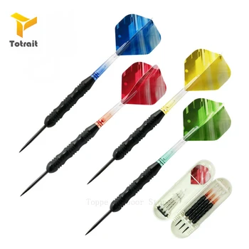 

TOtrait Steel Tips Darts 22g PC Shafts Steel Tip Iron Barrel Nice Dart Flights Professional Hard Darts Needle For Indoor Games