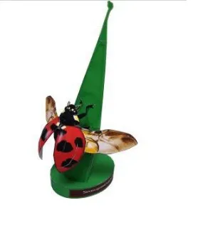 

Seven Star Ladybug Insect Paper Model 3D Handmade DIY Kindergarten Origami Student Activity Origami Parent-child