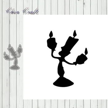

Metal Cutting Dies Stencils Candlestick For DIY Scrapbooking Decorative Embossing Handcraft Die Cutting Template