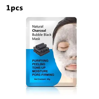 

Oxygen Bubble Sheet Mask Cleansing Mask Remove dirt Blackhead Moisturizing Bamboo Charcoal Black Face Mask Facial Whitening Skin