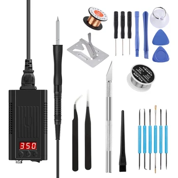 

youyue 305 75W Mini Portable Digital Electric Soldering Station Adjustable Thermostat solder iron with T12 welding tip