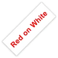 Red on White