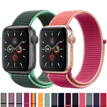 

Sport Loop Strap For Iwatch series 3 2 4 5 Watchband bracelet breathable Accessories Apple watch band 42mm 38mm correa 44mm 40mm
