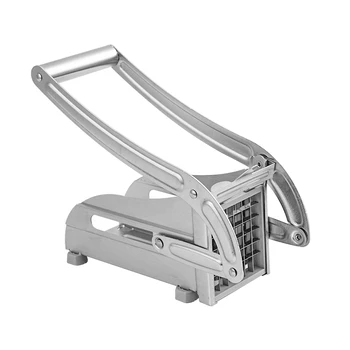 

1pcs Stainless Steel Home French Fries Cut Potato Vegetable Chopper Dicing Machine 2 Blades Different Holes Number Kitchen Tools