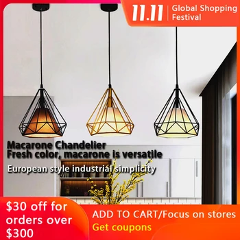 

Nordic Industrial Wind lamp restaurant chandelier modern simple creative personality led hairdresser coffee shop bar counter cha