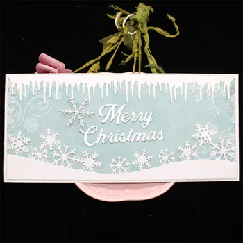 

Icicle Slimline Borders Metal Cutting Dies Stencils for DIY Scrapbooking Decorative Embossing DIY Paper Card
