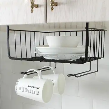 

Cupboard Storage Holders Toilet Towel Rack Practical Storage Rack Kitchen Net Frame Basket Desk Home Cooking Rack Organization
