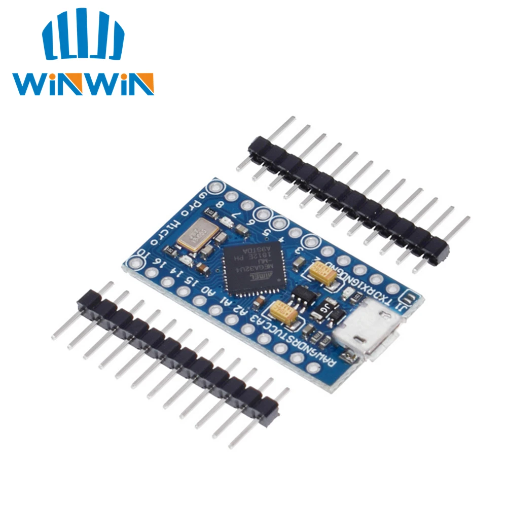 Pro Micro ATmega32U4 5V/16 МГц модуль с 2 ряда штыревой разъём|micro atmega32u4|pro micromicro pro |