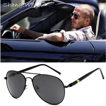 

Classic Pilot Polarized Sunglasses 2020 Men Women Alloy Frame Brand Design Pilot Male Sun Glasses Driving oculos UV400