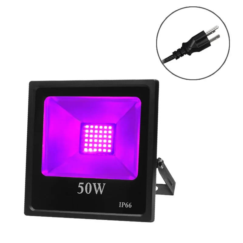 [Seven Neon] Профессиональный ультрафиолетовый IP66 395NM 50 Вт УФ-вечерние светильник для отверждения клеем бактерицидный светильник стерилизатор для рептилий светодиодная УФ-лампа