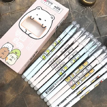 

12pcs/set Sumikko Gurashi Gel Pens Quick Dry Cute Cartoon Sumikkogurashi Stationery Pen School Office Art Supplies Student Prize